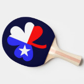 Raquette De Ping Pong Shamrock du Texas (Côté)