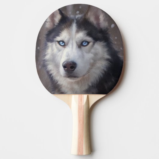 Raquette De Ping Pong Sibérien Husky (Devant)