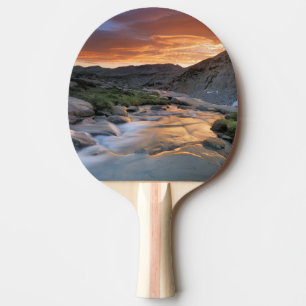 Raquette De Ping Pong Sierra vague au-dessus de Yosemite