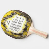 Raquette De Ping Pong Signes de courage (Côté)