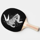 Raquette De Ping Pong Silhouette d'animal blanc - Crocodile (Côté)