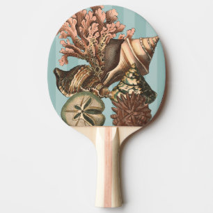 Raquette De Ping Pong Silhouette de vie marine