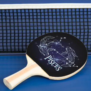 Raquette De Ping Pong SIM A Pisces Zodiac.SIGNE Zodiaque À La Mode Pisce
