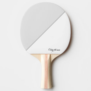 Raquette de ping pong simple à deux tons