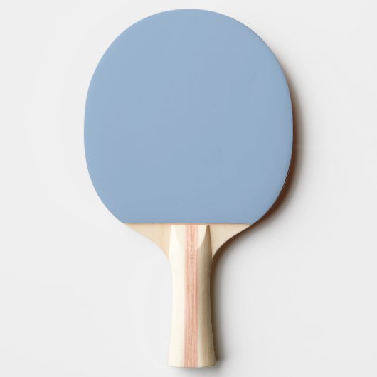 Raquette De Ping Pong Simple Bébé Bleu Couleur Solide (Dos)