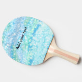 Raquette De Ping Pong Simple ciel bleu brillant étoiles ajouter votre te (Côté)