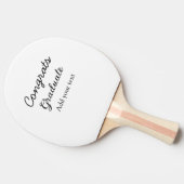 Raquette De Ping Pong Simple congratulation graduation add your (Côté)