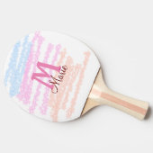 Raquette De Ping Pong Simple couleur pour glitter sparkle  (Côté)