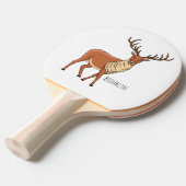 Raquette De Ping Pong Simple dessin (Devant Angle)