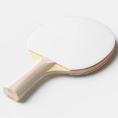 Raquette De Ping Pong Simplement Blanc Couleur Solide Personnalisez-Le P (Devant Angle)