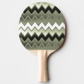 Raquette De Ping Pong Simplement ZigZag - Vert olive (Dos)
