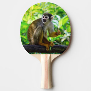 Raquette De Ping Pong Singe-écureuil mignon