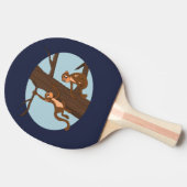 Raquette De Ping Pong Singes escalade l'arbre ping pong paddle (Côté)