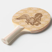 Raquette De Ping Pong Sirène assise (Devant Angle)