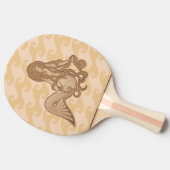 Raquette De Ping Pong Sirène assise (Côté)