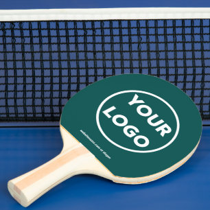 Raquette De Ping Pong Site Web du logo d'entreprise personnalisé Marque