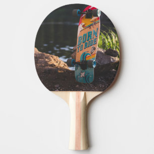 Raquette De Ping Pong Skateboard Né À Ride