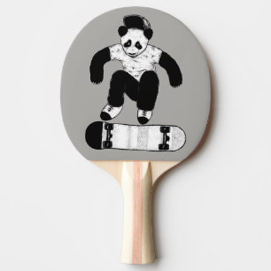 Raquette De Ping Pong Skateboard Panda
