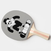 Raquette De Ping Pong Skateboard Panda (Côté)