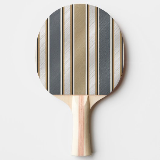 Raquette De Ping Pong Sleek and Modern Stripe Pattern (Devant)