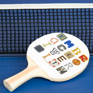 Raquette De Ping Pong SlipperyJoe embrasse la métaphore de la diversité 