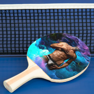 Raquette De Ping Pong SlipperyJoe homme musclé sous-vêtements bulle dyna