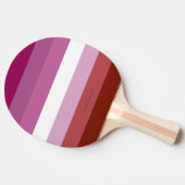 Raquette De Ping Pong SlipperyJoe's lesbian pride flag feminine communit (Côté)