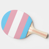 Raquette De Ping Pong SlipperyJoe's transgenre pride drapeau de la diver (Côté)