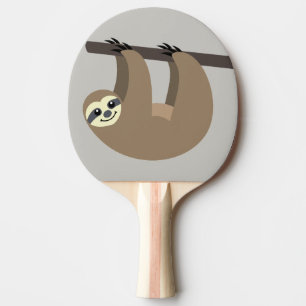 Raquette De Ping Pong Sloth Animé