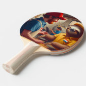 Raquette De Ping Pong Sloth Fast Food Worker (Devant Angle)