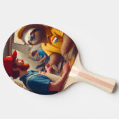 Raquette De Ping Pong Sloth Fast Food Worker (Côté)