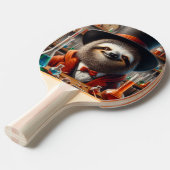 Raquette De Ping Pong Sloth Mad Scientifique (Devant Angle)