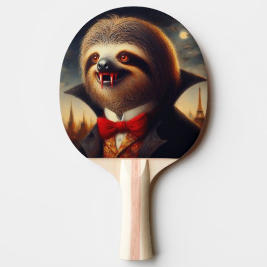 Raquette De Ping Pong Sloth Vampire (Dos)