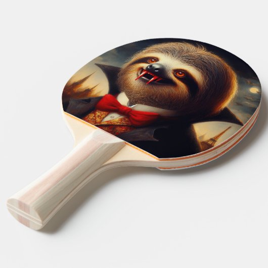 Raquette De Ping Pong Sloth Vampire (Devant Angle)