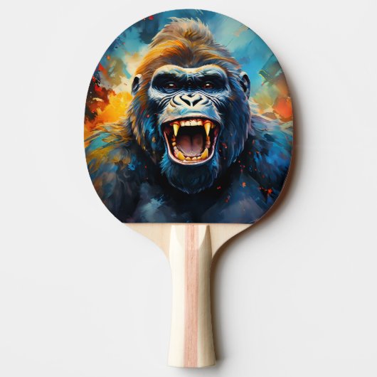 Raquette De Ping Pong Smiling gorilla (Dos)