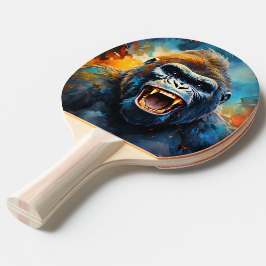 Raquette De Ping Pong Smiling gorilla (Devant Angle)