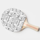 Raquette De Ping Pong Snoopy Joue Au Tennis (Côté)