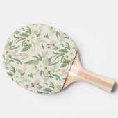Raquette De Ping Pong Soft Mint Green Garden Motif (Côté)