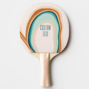Raquette De Ping Pong Soft Swirl Art conception personnalisée Ping Pong