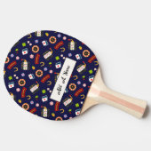 Raquette De Ping Pong Soirée Casino | Bleu (Côté)