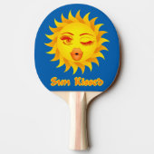Raquette De Ping Pong Soleil émoji (Dos)