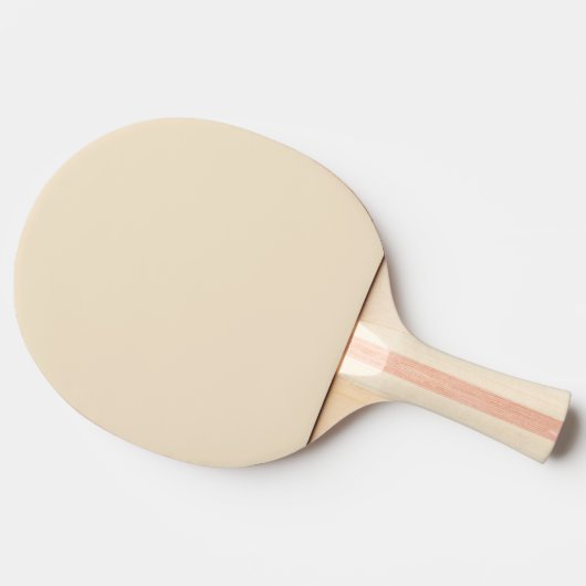 Raquette De Ping Pong Solid color cream light beige (Côté)