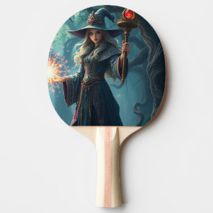Raquette De Ping Pong Sorcière