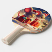 Raquette De Ping Pong Souris de Noël (3) (Devant Angle)