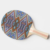 Raquette De Ping Pong Southwestern Bead Art (Côté)