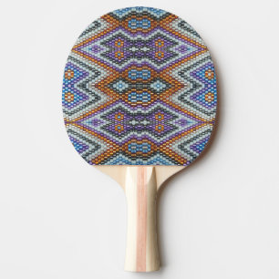 Raquette De Ping Pong Southwestern Bead Art