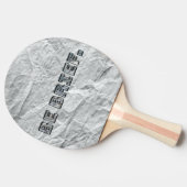 Raquette De Ping Pong Soyez Bref ! (Côté)