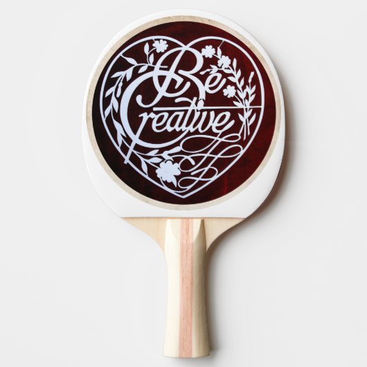 Raquette De Ping Pong Soyez Créatif Ping Pong Paddle (Devant)