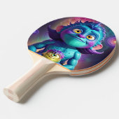 Raquette De Ping Pong Space Alien & Friend (Devant Angle)