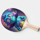 Raquette De Ping Pong Space Alien & Friend (Côté)
